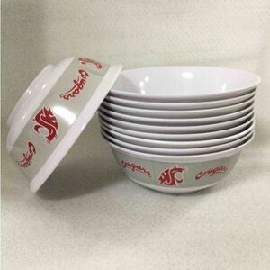 Melamine Washington State cougars Party bowls